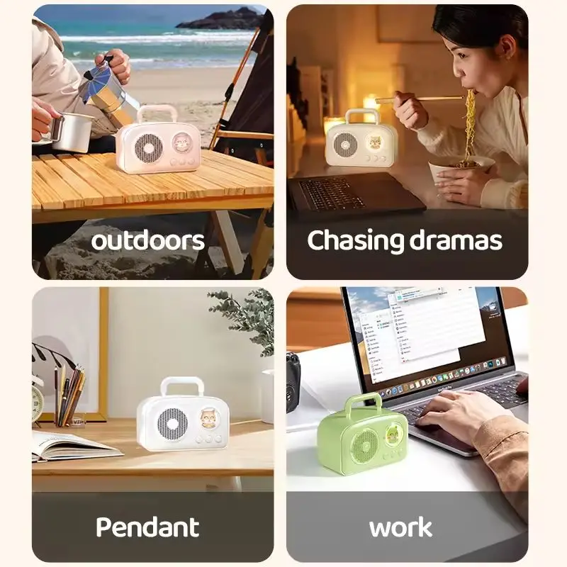 Home Decor Range - Новый мини-ретро беспроводной Bluetooth-динамик с мультяшной