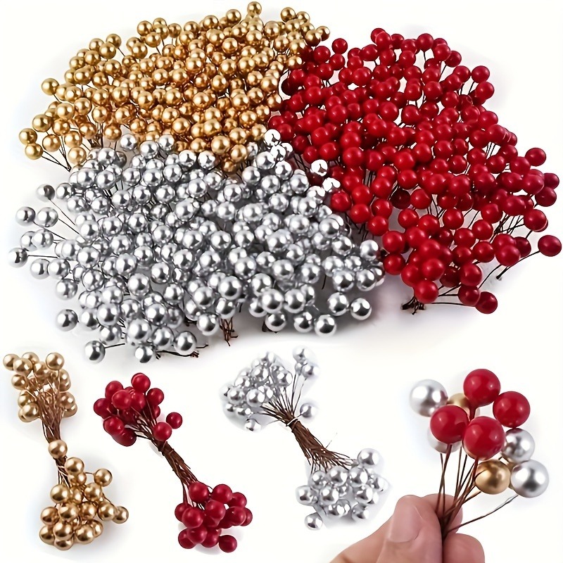 Home Christmas Decor - 50 шт. рождественские украшения, золотые, красные