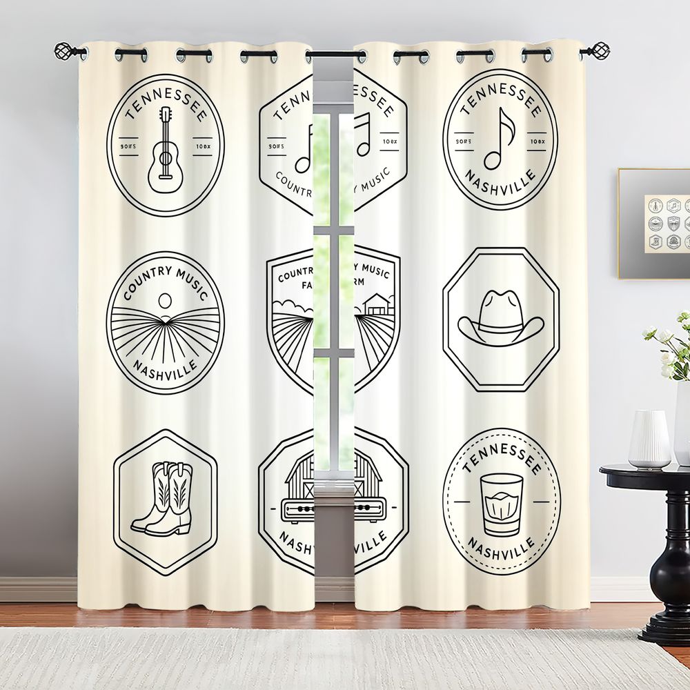 Home Decor White - Шторы в стиле кантри с тематикой