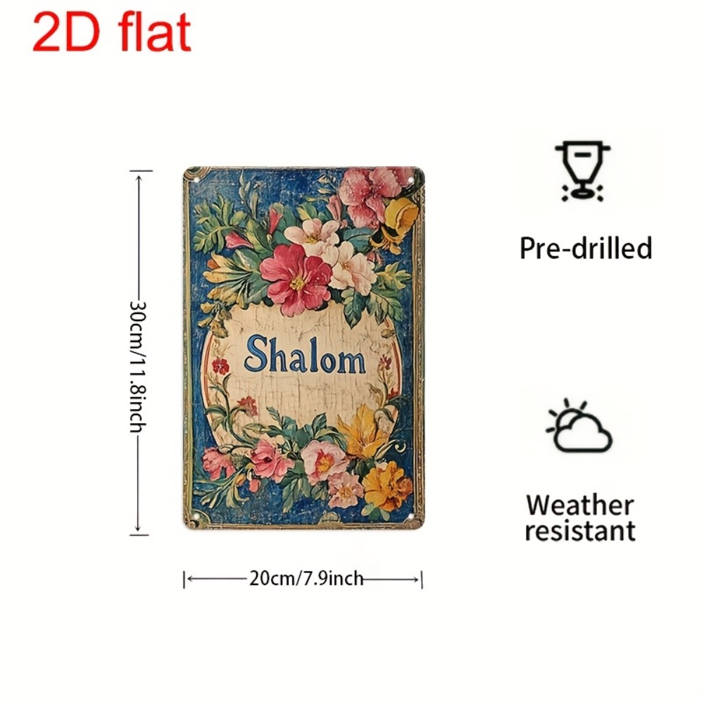 Home Decor In - CIFBUY Винтажная алюминиевая настенная табличка с
