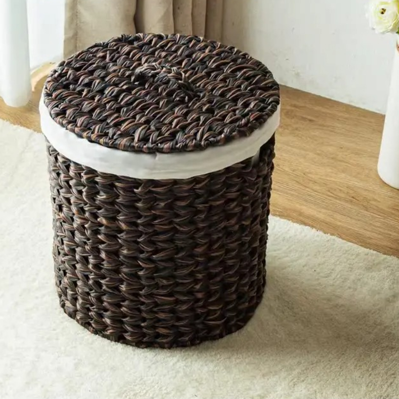 Коричневый ящик для хранения к – обзор и цена Rattan Plant Basket