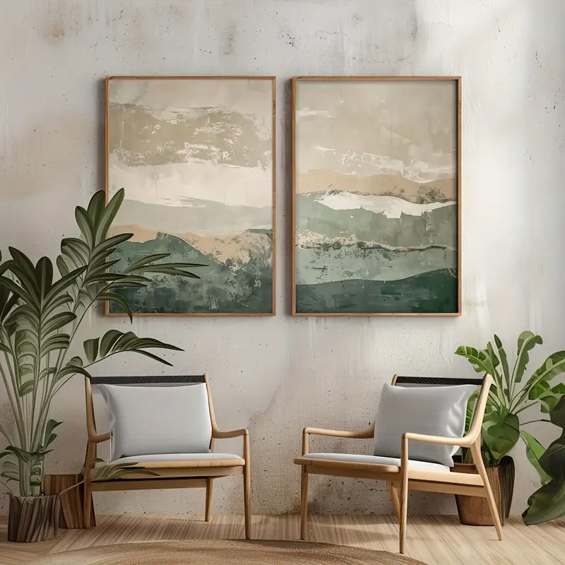 Набор из 2-х картин: Абстрактн – обзор и цена Home Decor Range