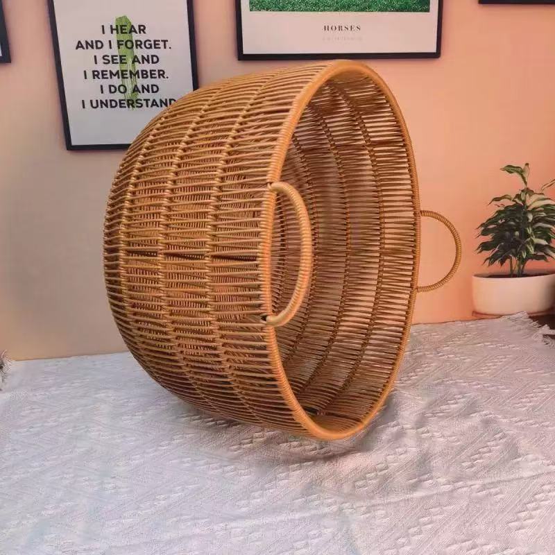 Плетеная корзина для хранения  – обзор и цена Rattan Plant Basket