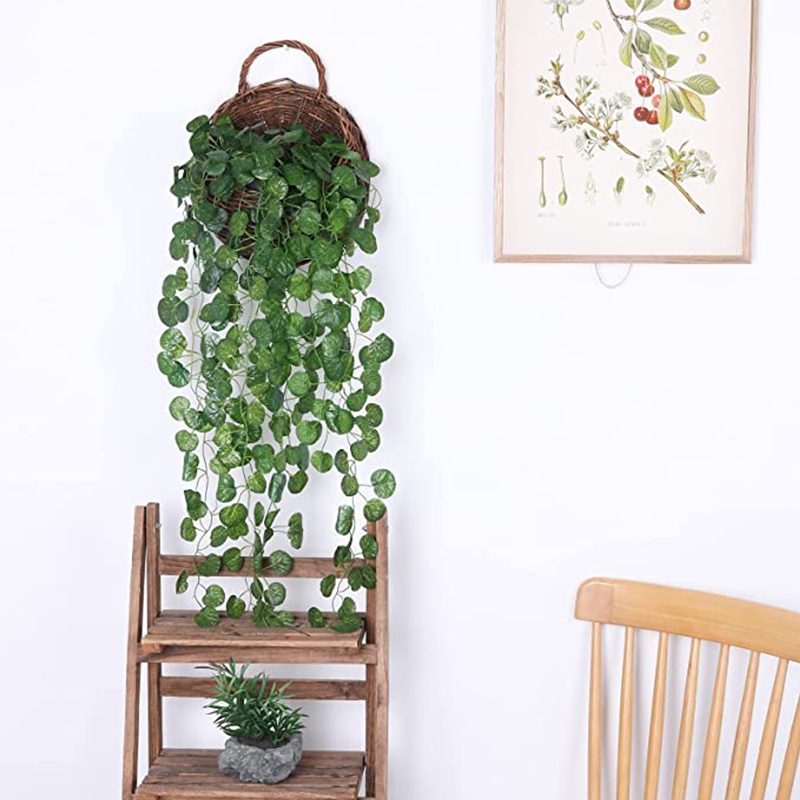 Искусственные подвесные растен – обзор и цена Rattan Plant Basket