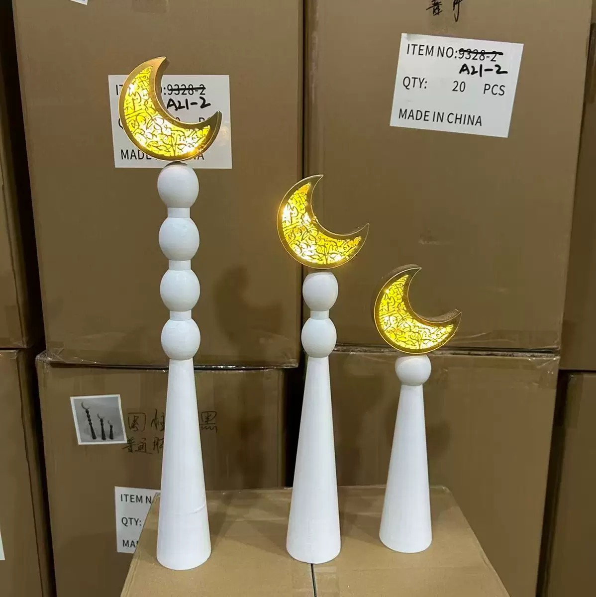Новый набор из 3 светящихся де – обзор и цена Home Decor Ramadan