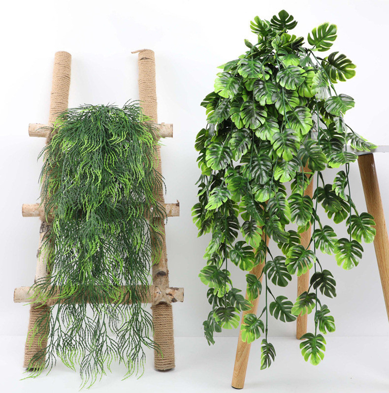 Искусственное подвесное растен – обзор и цена Rattan Plant Basket