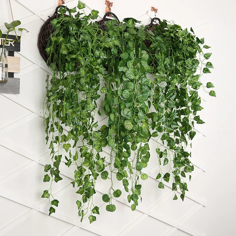 Искусственное зеленое редисово – обзор и цена Rattan Plant Basket
