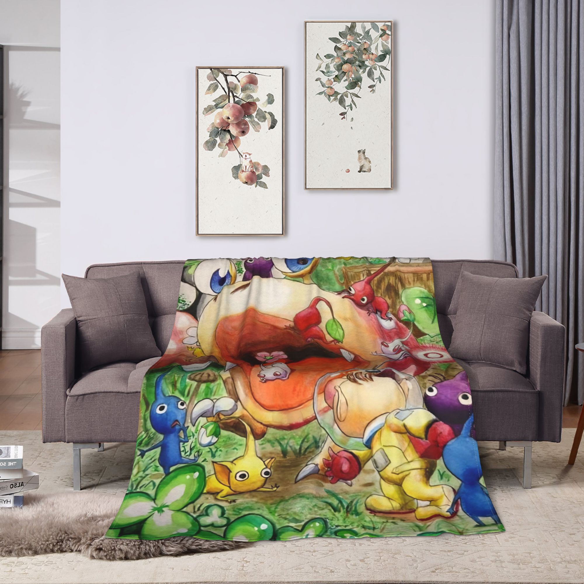 Игровое одеяло Pikmin, теплая  – обзор и цена Home Decor Fallout 4